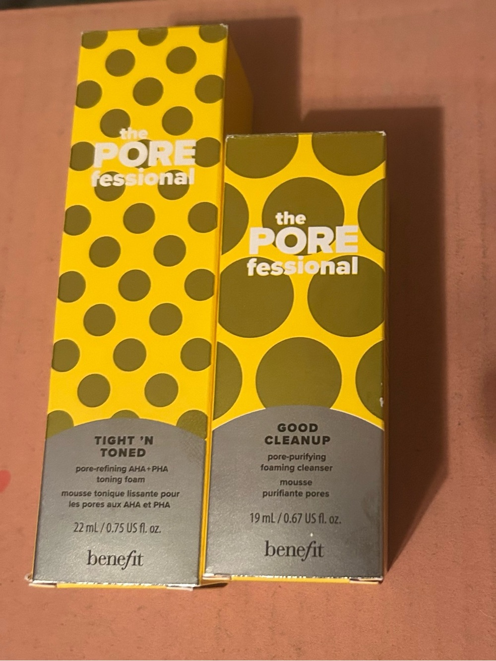 Benefit POREfessional Skincare Duo. Tight ‘N Toned and Good Cleanup travel sizes